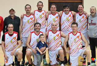 Equipo del Estadio Español en la Copa España de Baloncesto