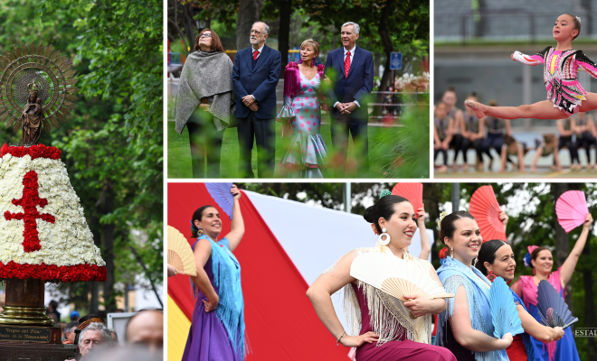 Con un programa lleno de presentaciones artísticas, deportivas y momentos solemnes, el Estadio Español celebró el Día de la Hispanidad.