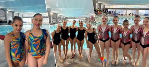 Podios, avances técnicos y nuevas experiencias marcaron la participación de las nadadoras iniciantes de Estadio Español en esta exigente competencia.