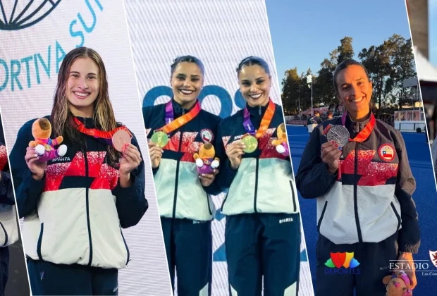 Los representantes de nuestra institución sumaron medallas para Chile, destacando en natación artística, natación, hockey césped y pelota vasca.