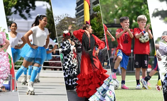 Una sevillana masiva, actividades infantiles, tradiciones españolas y espectáculos musicales marcaron una celebración dedicada a las familias de Estadio Español.